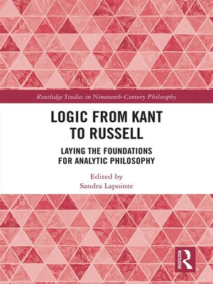 cover image of Logic from Kant to Russell